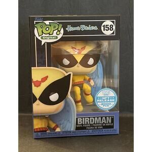 Funko Pop Digital Hanna Barbera #158 Birdman Realease 2000 Pcs With Case